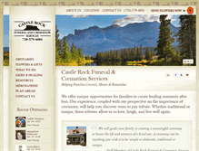 Tablet Screenshot of castlerockfuneralandcremation.com